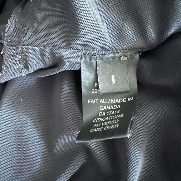 Marie Saint Pierre Sleeveless Black Dress Sz 1 - Picture 7 of 17